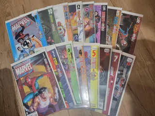 Ultimate Marvel Team Up Comics #1-16 full series featuring Spider-Man (2001 and 2002)