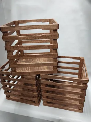 Wood crate
