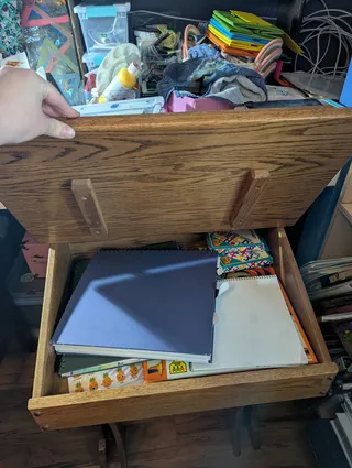 Wood Child's Desk